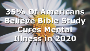 35% Of Americans Believe Bible Study Cures Mental Illness in 2020