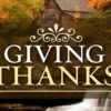 Giving Thanks
