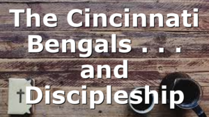 The Cincinnati Bengals . . . and Discipleship