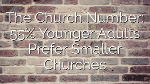 The Church Number: 55% Younger Adults Prefer Smaller Churches